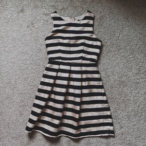 City Studio Striped Homecoming Dress